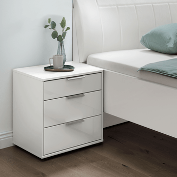 Nočný stolík MONACO biela, šírka 40 cm 1