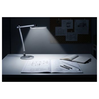 Stolná lampa MONIKA strieborná 1