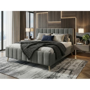 Posteľ s roštom MONKEY sivá 90, 140x200 cm 1