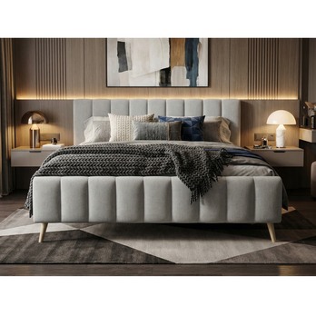 Posteľ s roštom MONKEY sivá 80, 180x200 cm 1