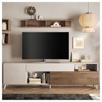 TV komoda  MONOCA 2 krémová/orech 3