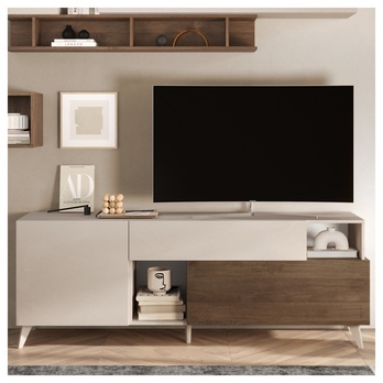 TV komoda  MONOCA krémová/orech 3