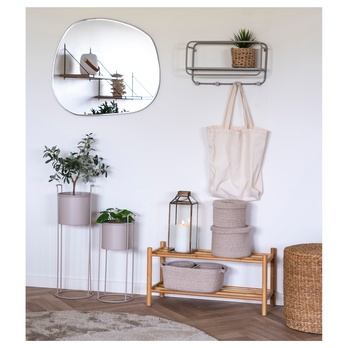 Polica na topánky MONOES bambus 4