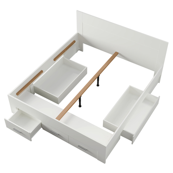 Posteľ MONS biela, 180x200 cm 2