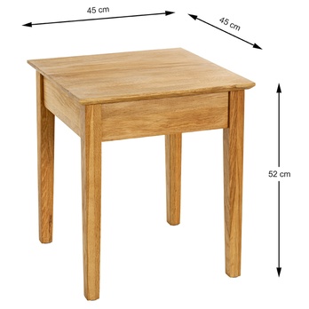 Prístavný stolík MONTANA dub 4