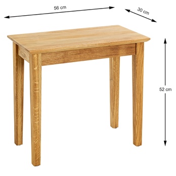 Prístavný stolík MONTANA dub, šírka 56 cm 4