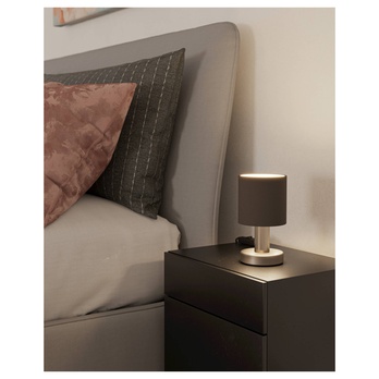 Stolná lampa MONTETTO hnedá/strieborná 1