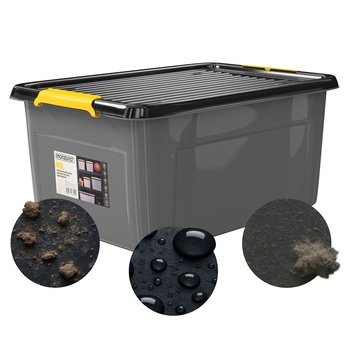 Úložný box MONZA sivá, 40 l 2