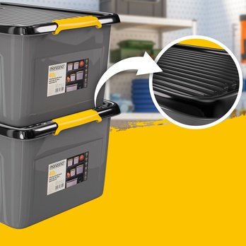 Úložný box MONZA sivá, 40 l 3