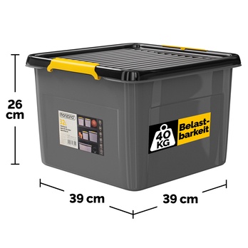 Úložný box  MONZA sivá, 32 l 4