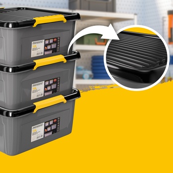 Úložný box  MONZA sivá, 18 l 3