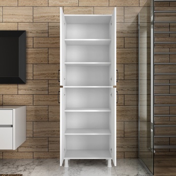 Viacúčelová skriňa MOO biela 3