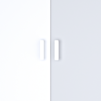 Šatníková skriňa MOOD biela/sivá/dub castello 5