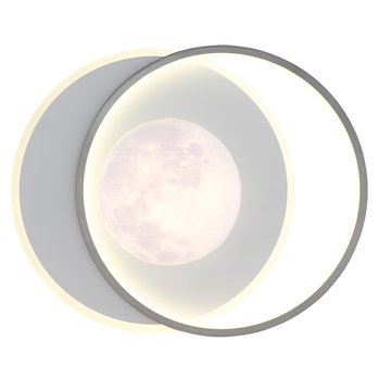 Stropné svietidlo MOON čierna/sivá 4