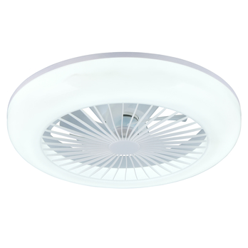 Stropné LED svietidlo s ventilátorom MORA biela 1