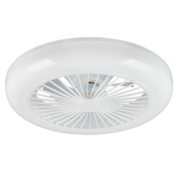 Stropné LED svietidlo s ventilátorom MORA biela 2
