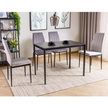 Jedálenský stôl MORAU čierna 2