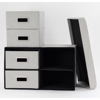 Úložný box MOREEN sivá, šírka 60 cm 1