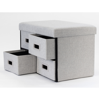 Úložný box MOREEN sivá, šírka 60 cm 2