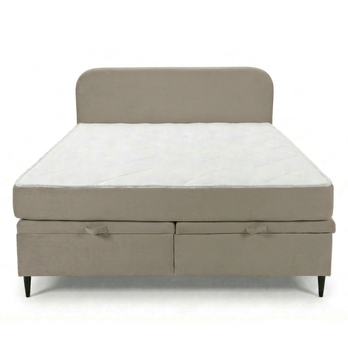 Posteľ s matracom MOREVIEW taupe, 160x200 cm 4