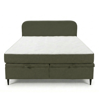 Posteľ s matracom MOREVIEW olivová, 160x200 cm 4