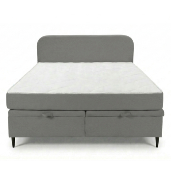 Posteľ s matracom MOREVIEW sivá, 180x200 cm 4