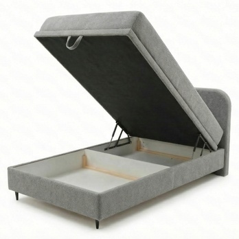 Posteľ s matracom MOREVIEW sivá, 120x200 cm 2