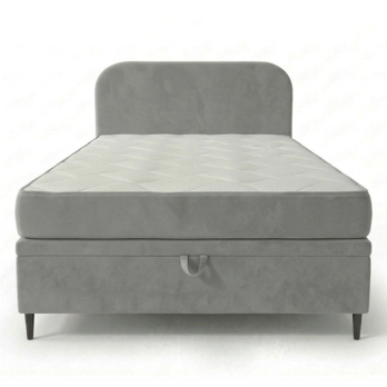 Posteľ s matracom MOREVIEW sivá, 120x200 cm 3