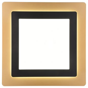 Stropné LED svietidlo MORGAN 1 zlatá/čierna 3