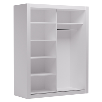 Šatníková skriňa MORTEN biela 2