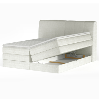 Posteľ boxspring MORYEN sivobéžová, 180x200 cm 2