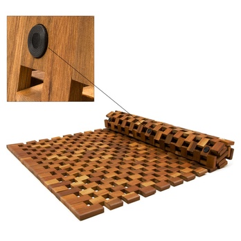 Kúpeľňová predložka MOSAIC akácie 1