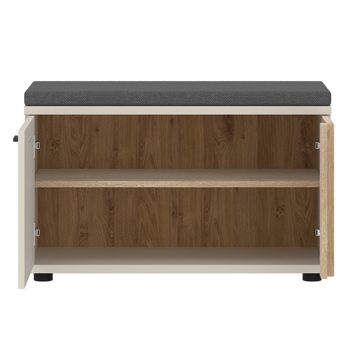 Lavica na topánky MOSANO kašmírová/dub cremona 1