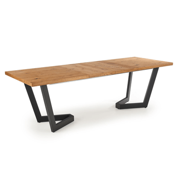 Jedálenský stôl MOSAVI dub/čierna 2