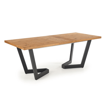 Jedálenský stôl MOSAVI dub/čierna 4