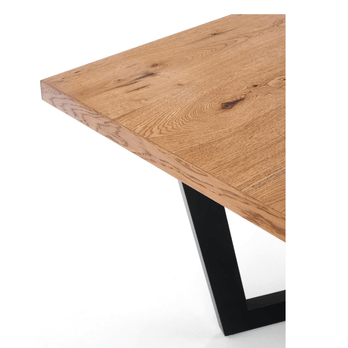 Jedálenský stôl MOSAVI dub/čierna 5