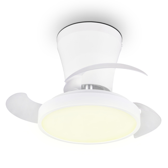 Stropné LED svietidlo s ventilátorom MOSS biela 1