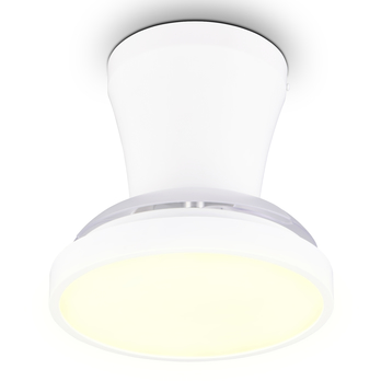 Stropné LED svietidlo s ventilátorom MOSS biela 3