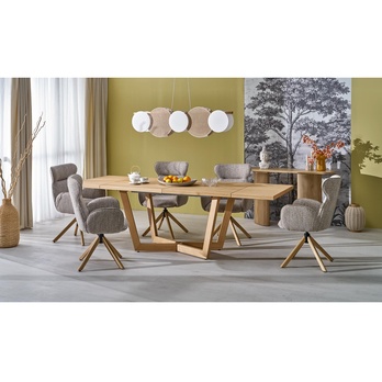 Jedálenský stôl MOSSAVI 3 dub 12