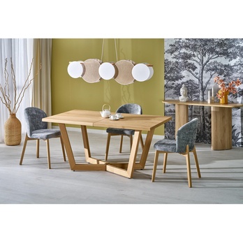 Jedálenský stôl MOSSAVI 3 dub 1