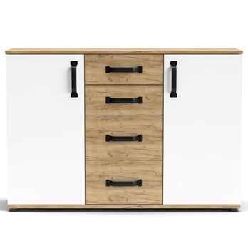 Komoda MOSSO MO3 dub craft/biela 3
