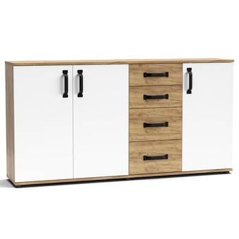 Komoda MOSSO MO5 dub craft/biela 2