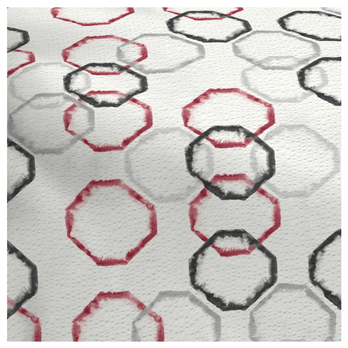 Posteľná bielizeň MOVEMENT ANTHRAZIT červená/sivá, 70x90 a 140x200 cm 2