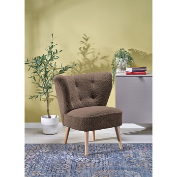 Kreslo MUCCO tmavohnedá 1