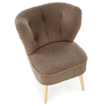 Kreslo MUCCO tmavohnedá 2