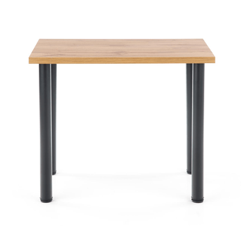 Jedálenský stôl MUDIX 2 dub wotan/čierna, 90x60 cm 1