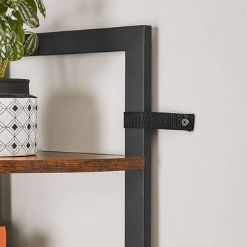 Regál MULTI hnedá/čierna 4