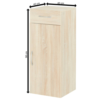 Komoda s košom na bielizeň MULTIRAUMKONZEPT 324 dub sägerau 5