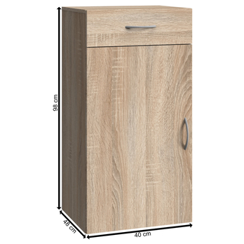 Komoda  MULTIRAUMKONZEPT 327 dub sägerau 1