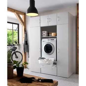 Skriňa na práčku MULTIRAUMKONZEPT 672 biela 1